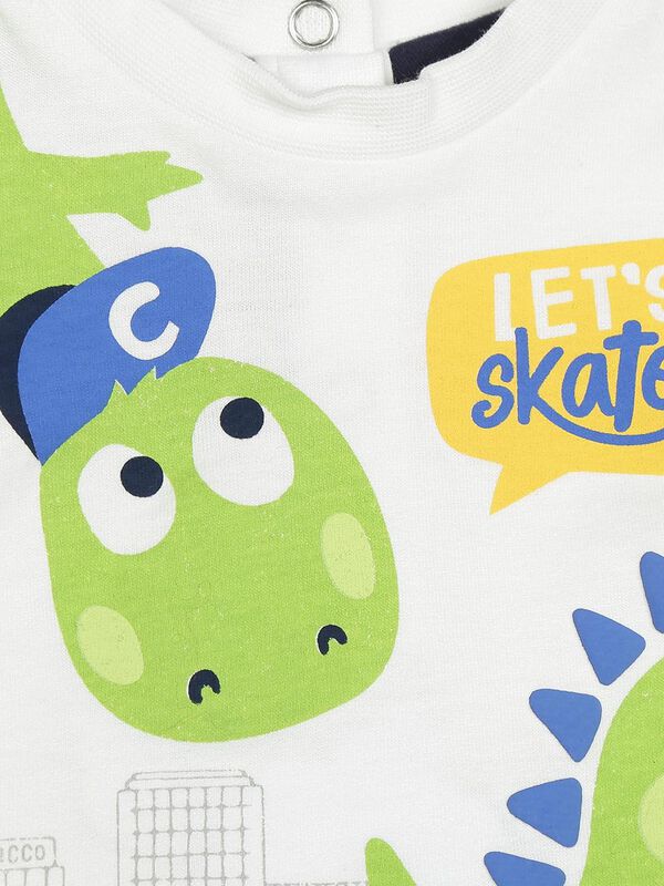T-Shirt With Dinosaur Print image number 2